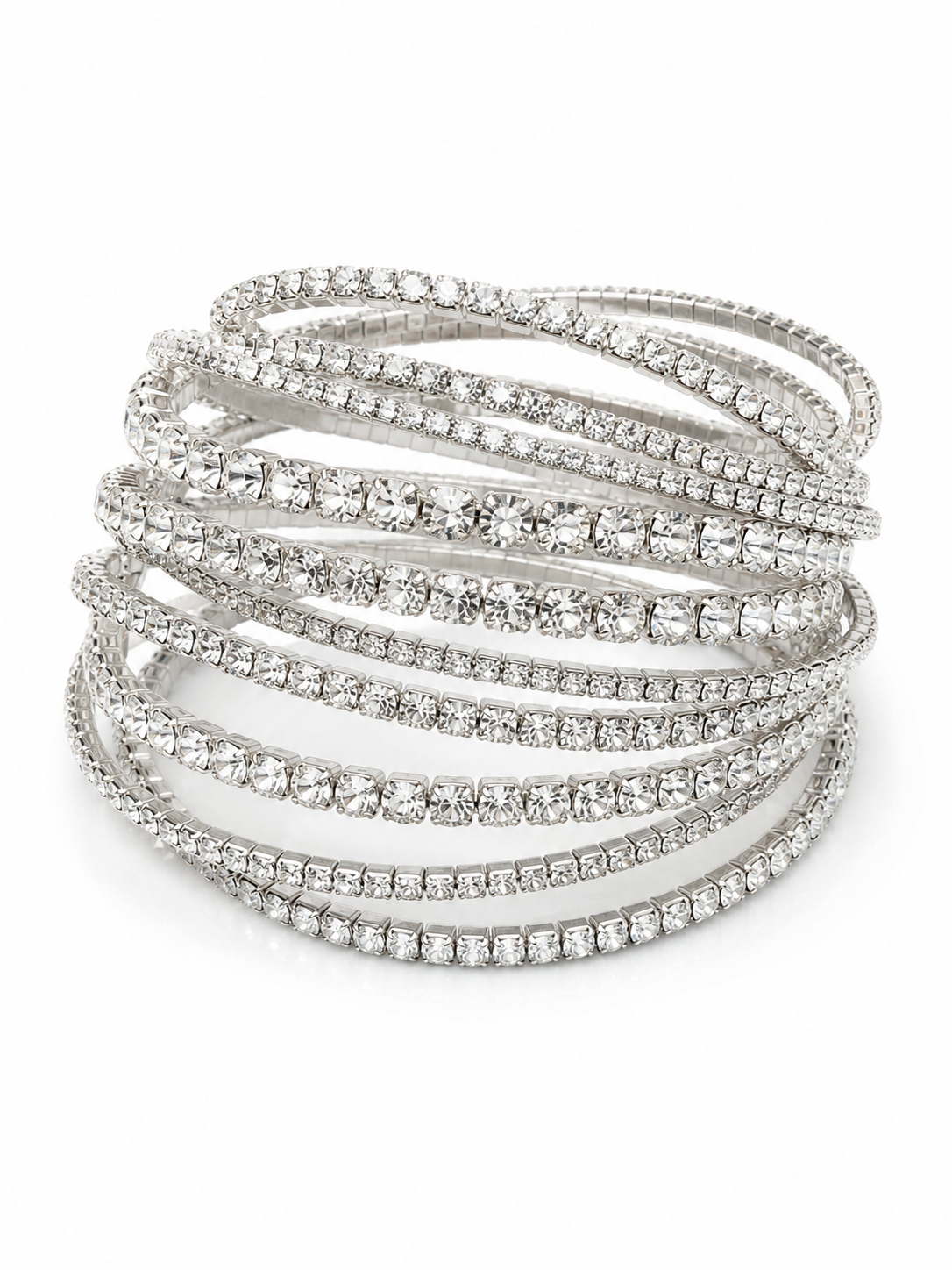 Set bracciali Filo strass