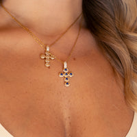 Collana Croce Magic gold