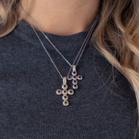 Collana Croce Magic silver