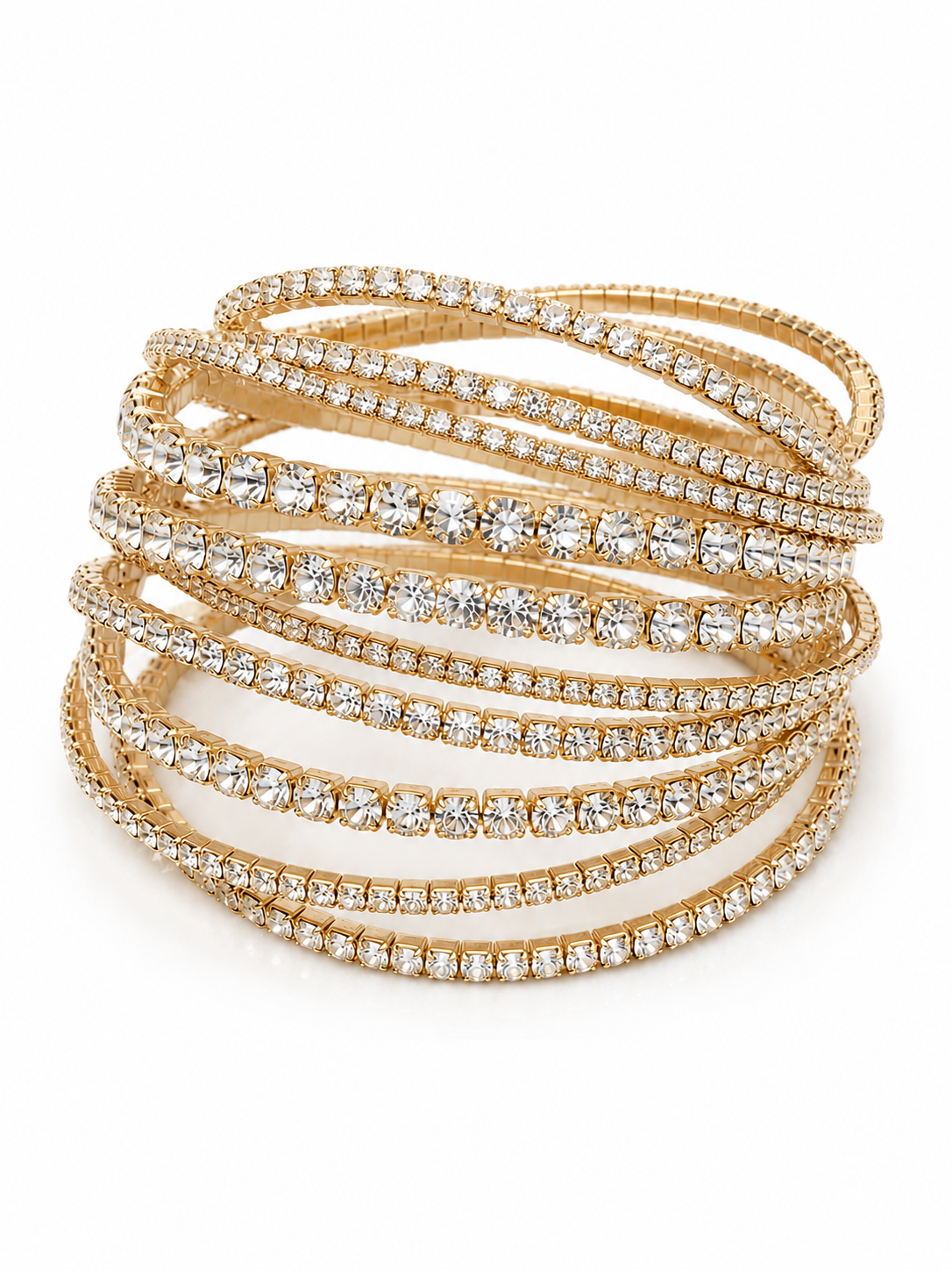 Set bracciali Filo strass