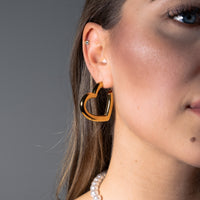 Orecchini Cuore bold