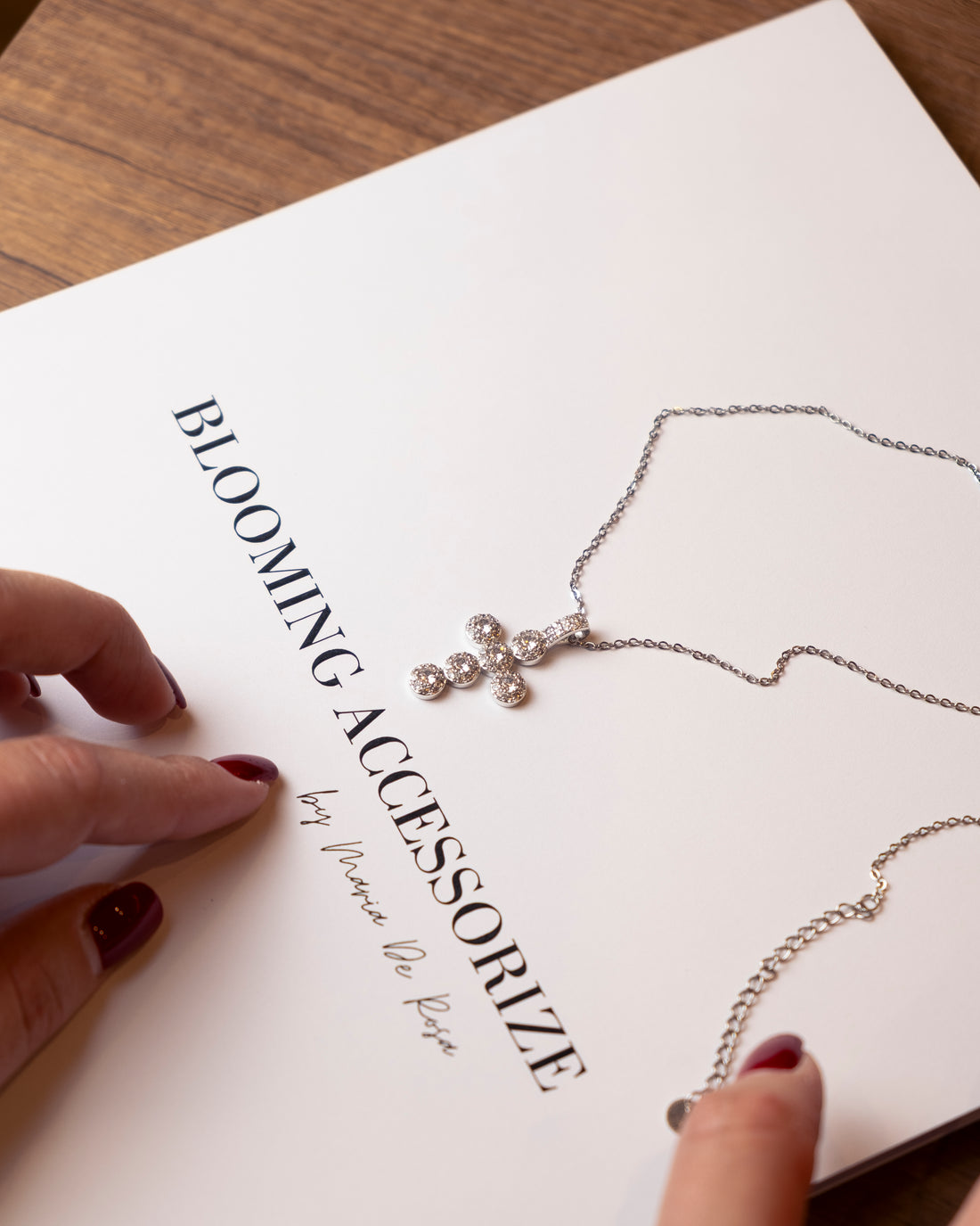 Collana Croce Magic silver