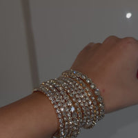 Set bracciali Filo strass